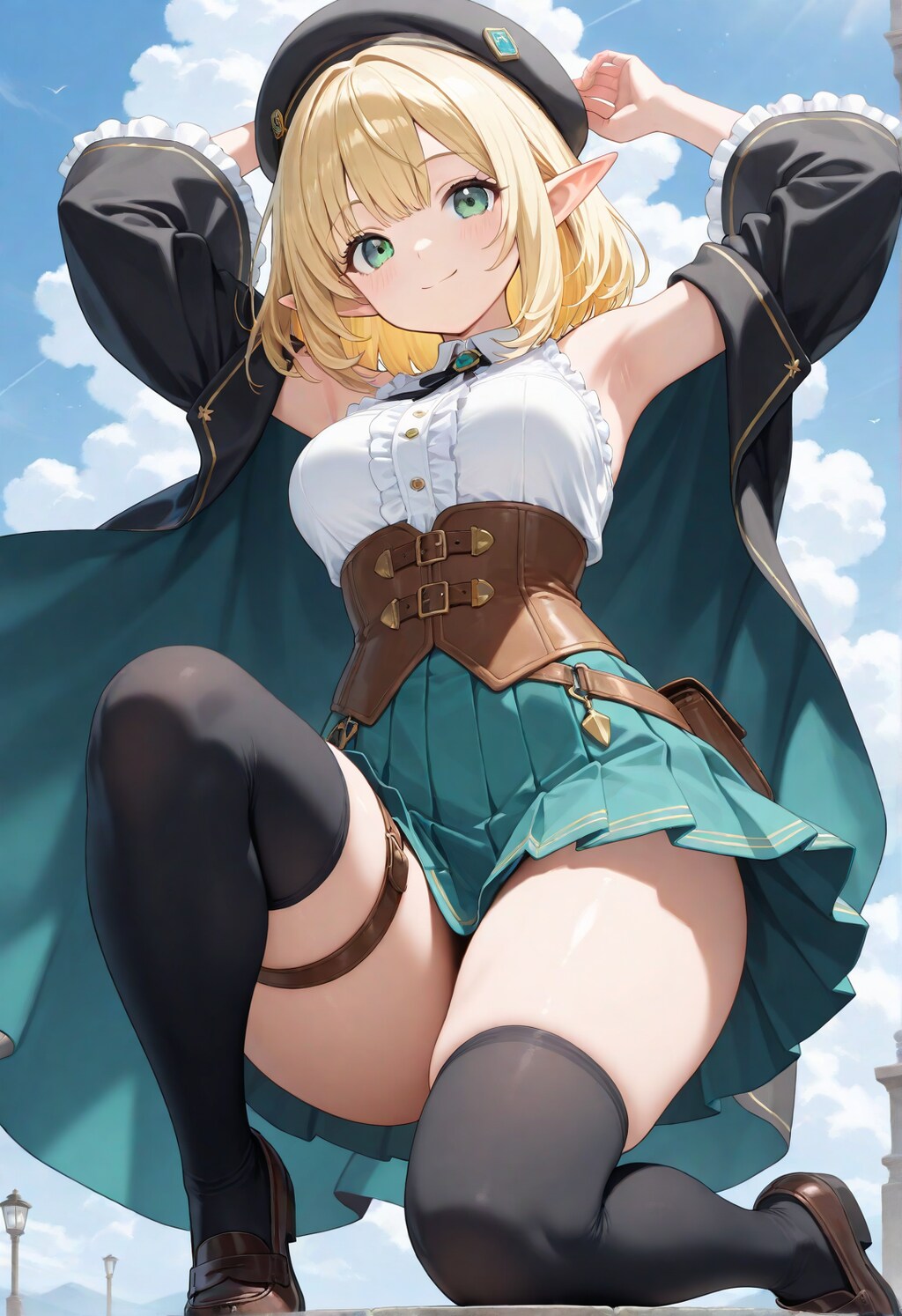 よその子エルフちゃんと褐色エルフさん