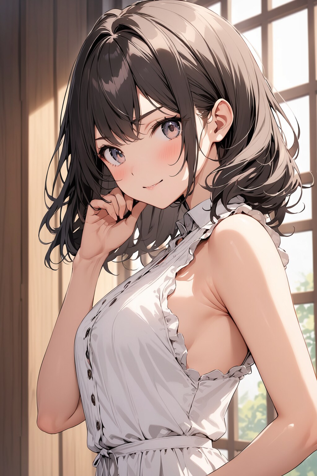 夏、はじまる予感♡（ノースリ、似合ってる……よね？）