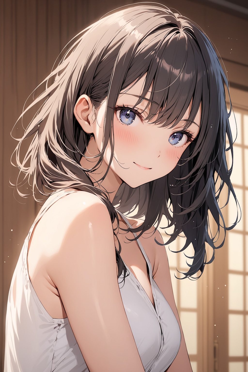 夏、はじまる予感♡（ノースリ、似合ってる……よね？）