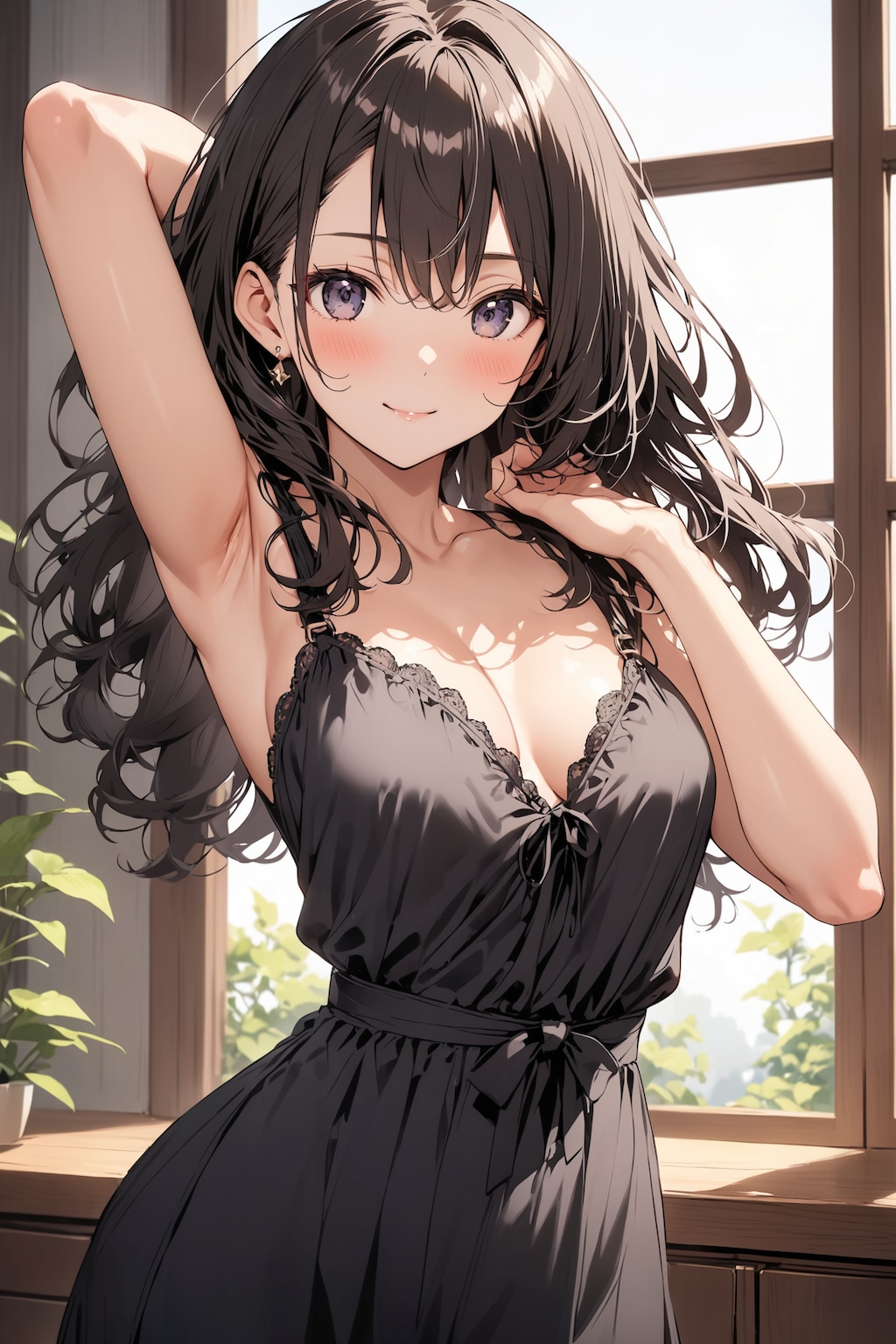 夏、はじまる予感♡（ノースリ、似合ってる……よね？）