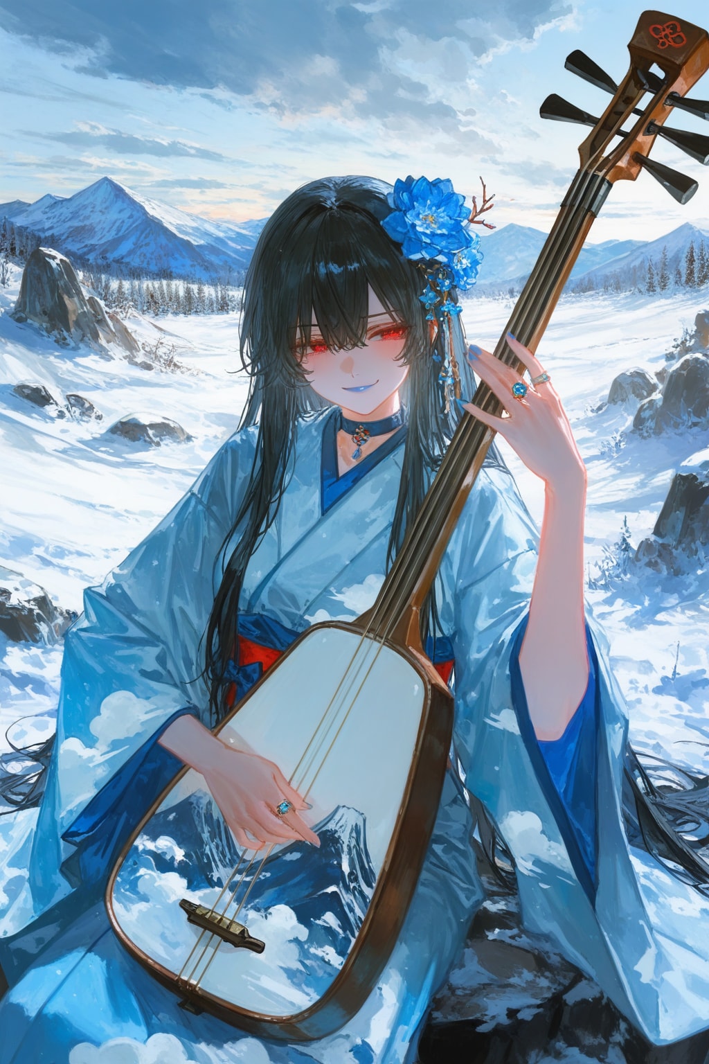 三味線 | の人気AIイラスト・グラビア