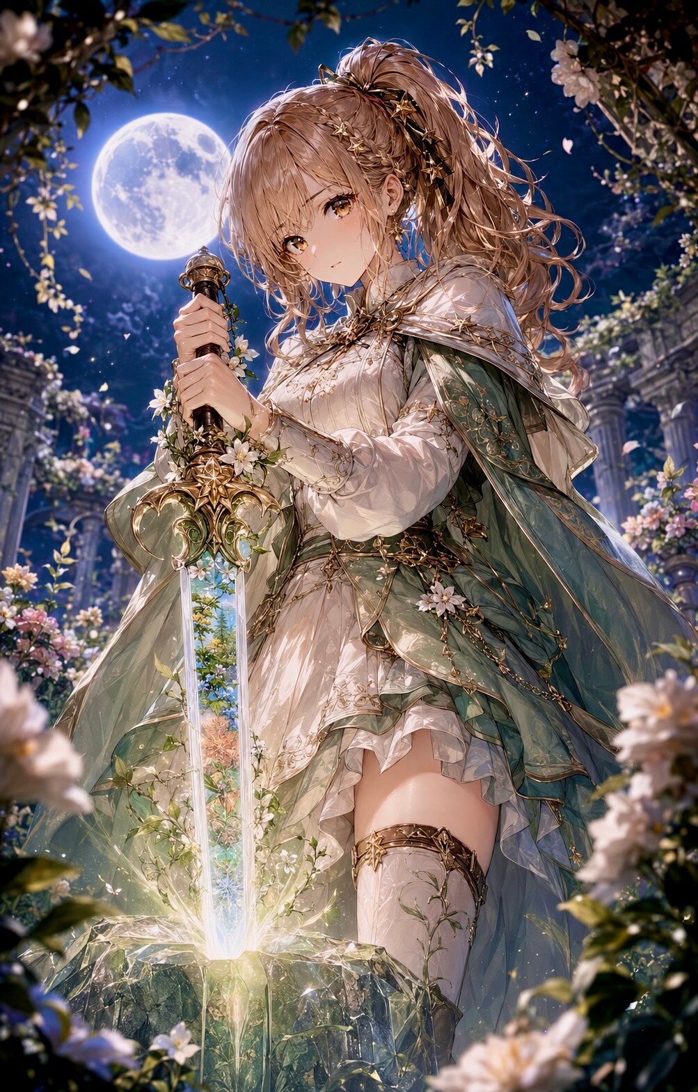 この剣を抜けば、春が始まる | の人気AIイラスト・グラビア