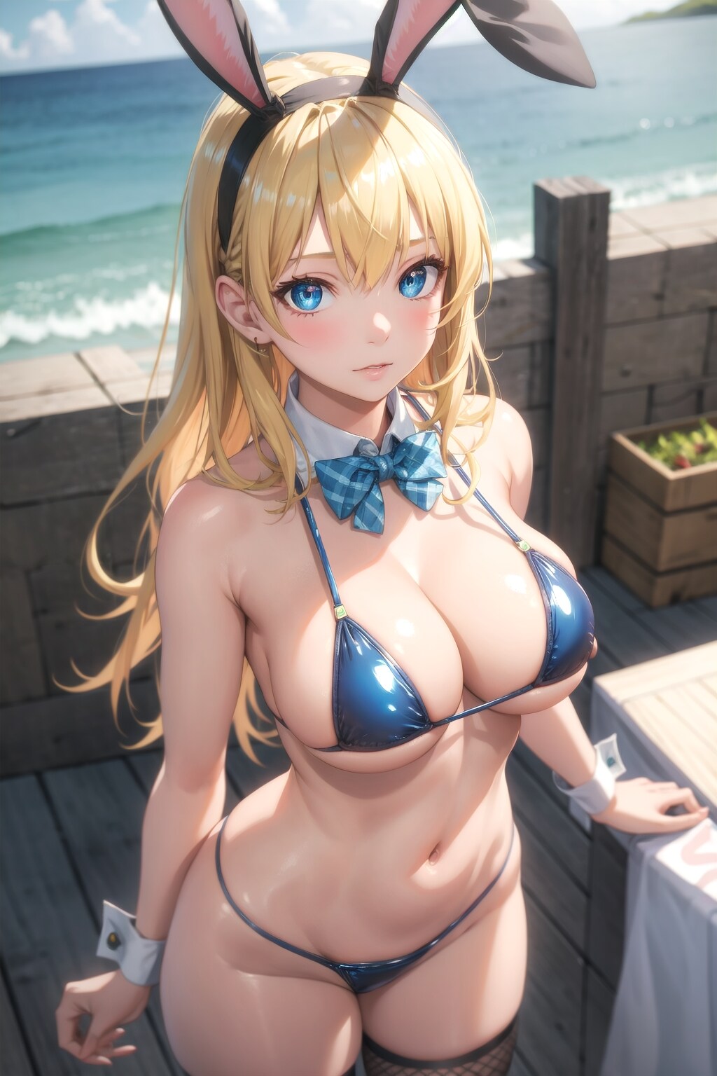 市場のバニーガールちゃん