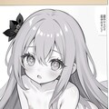白黒漫画風 6枚目