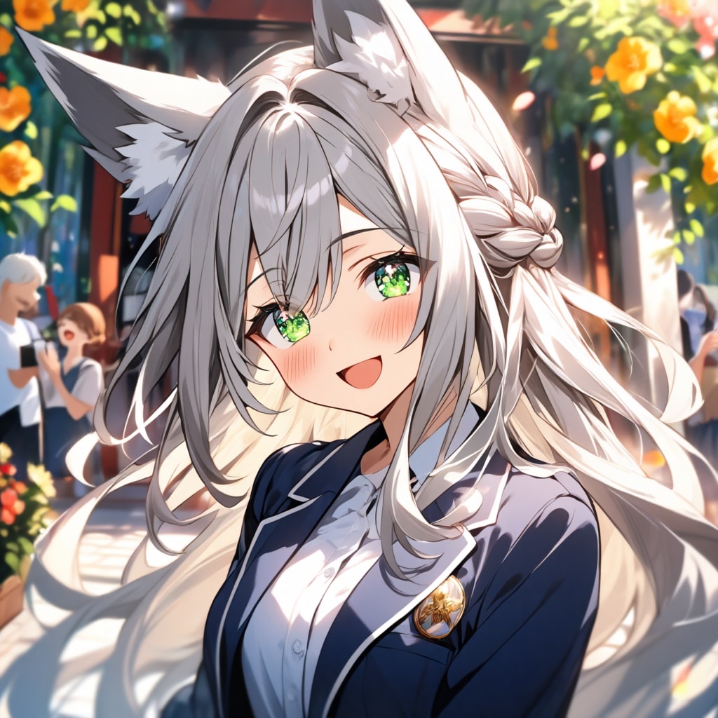 狐白 | の人気AIイラスト・グラビア