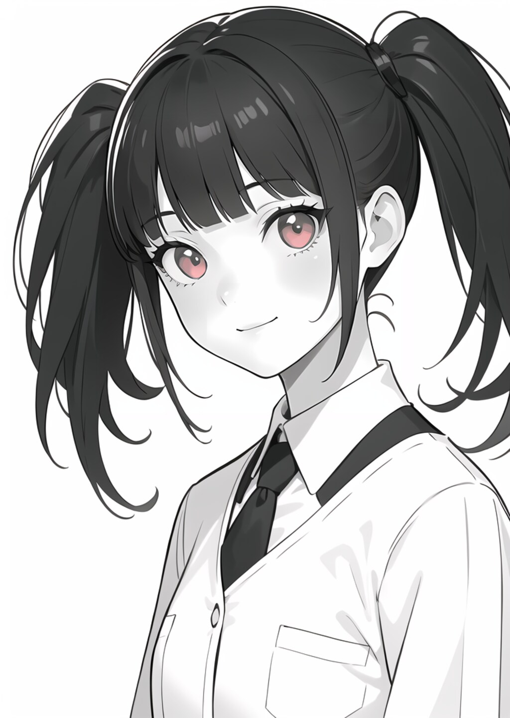 モノクロツインテちゃん