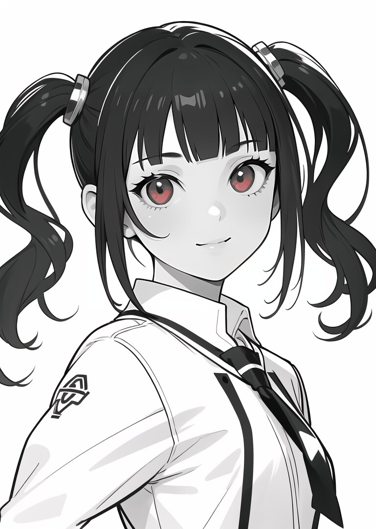 モノクロツインテちゃん