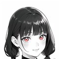 モノクロツインテちゃん 4枚目