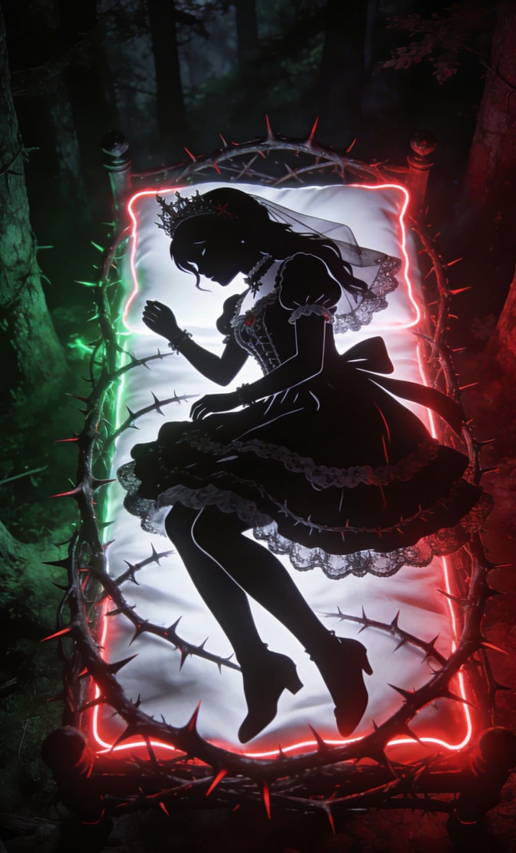 Gothic Lolita Little Brier Rose in Forest | の人気AIイラスト・グラビア