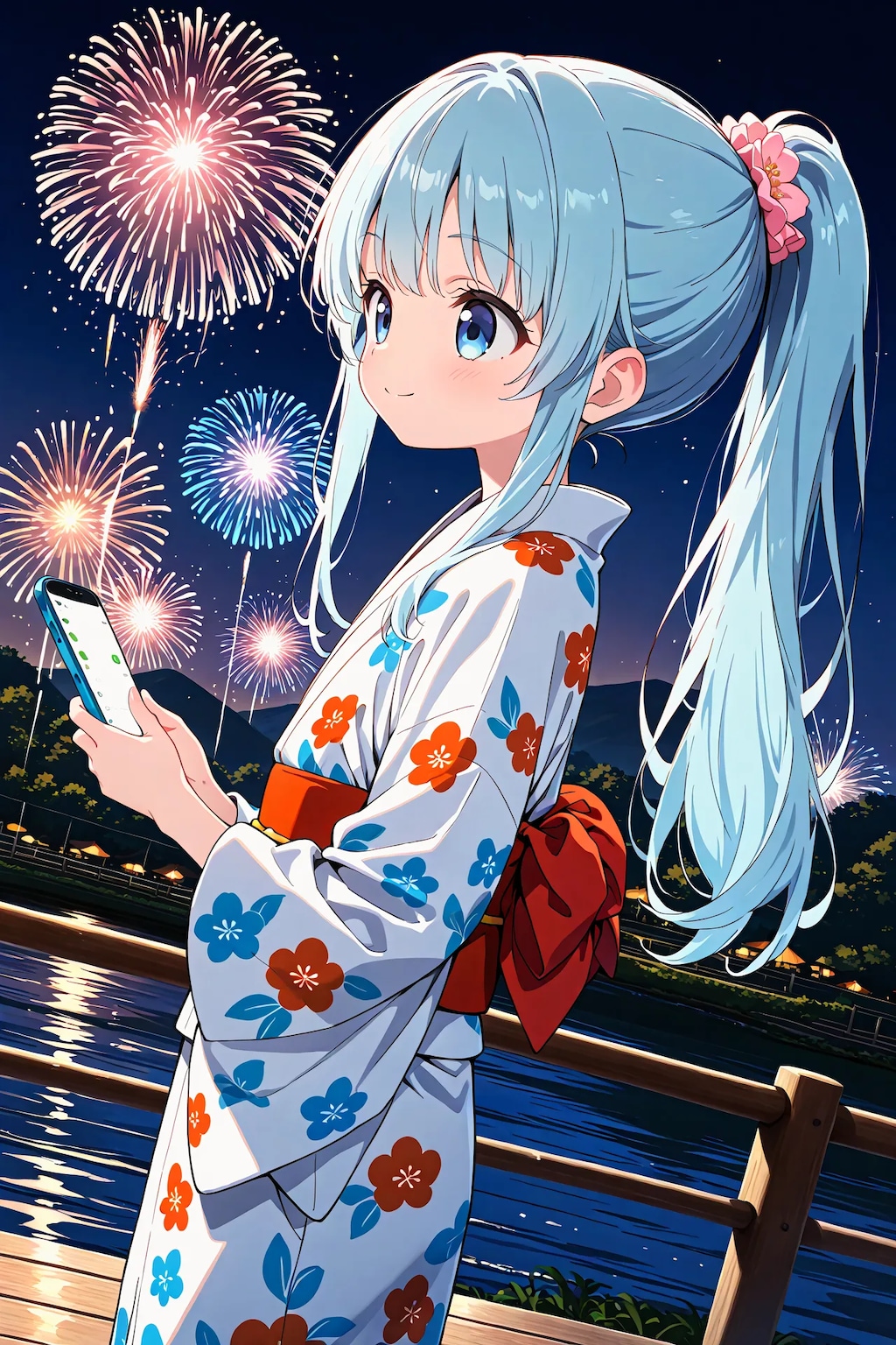 夏祭りのあおいちゃん