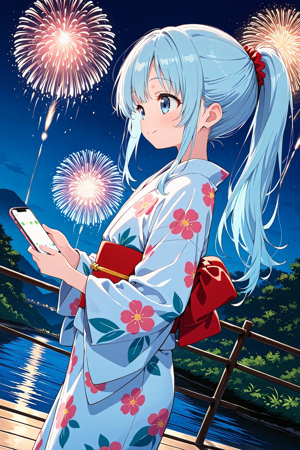 夏祭りのあおいちゃん