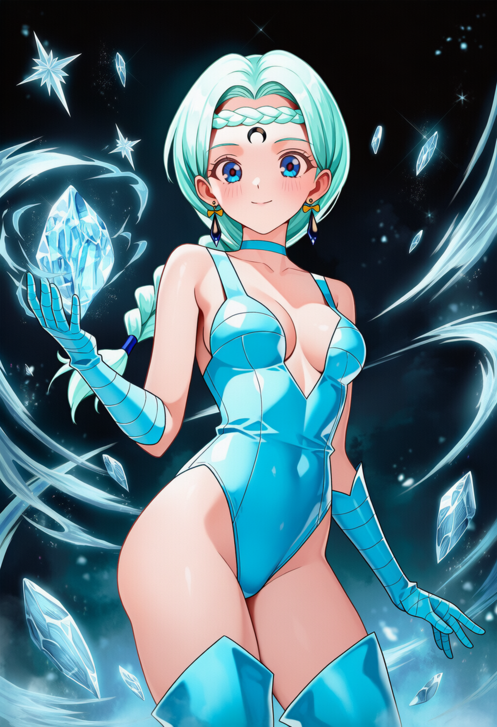 氷の塊を作るベルチェ