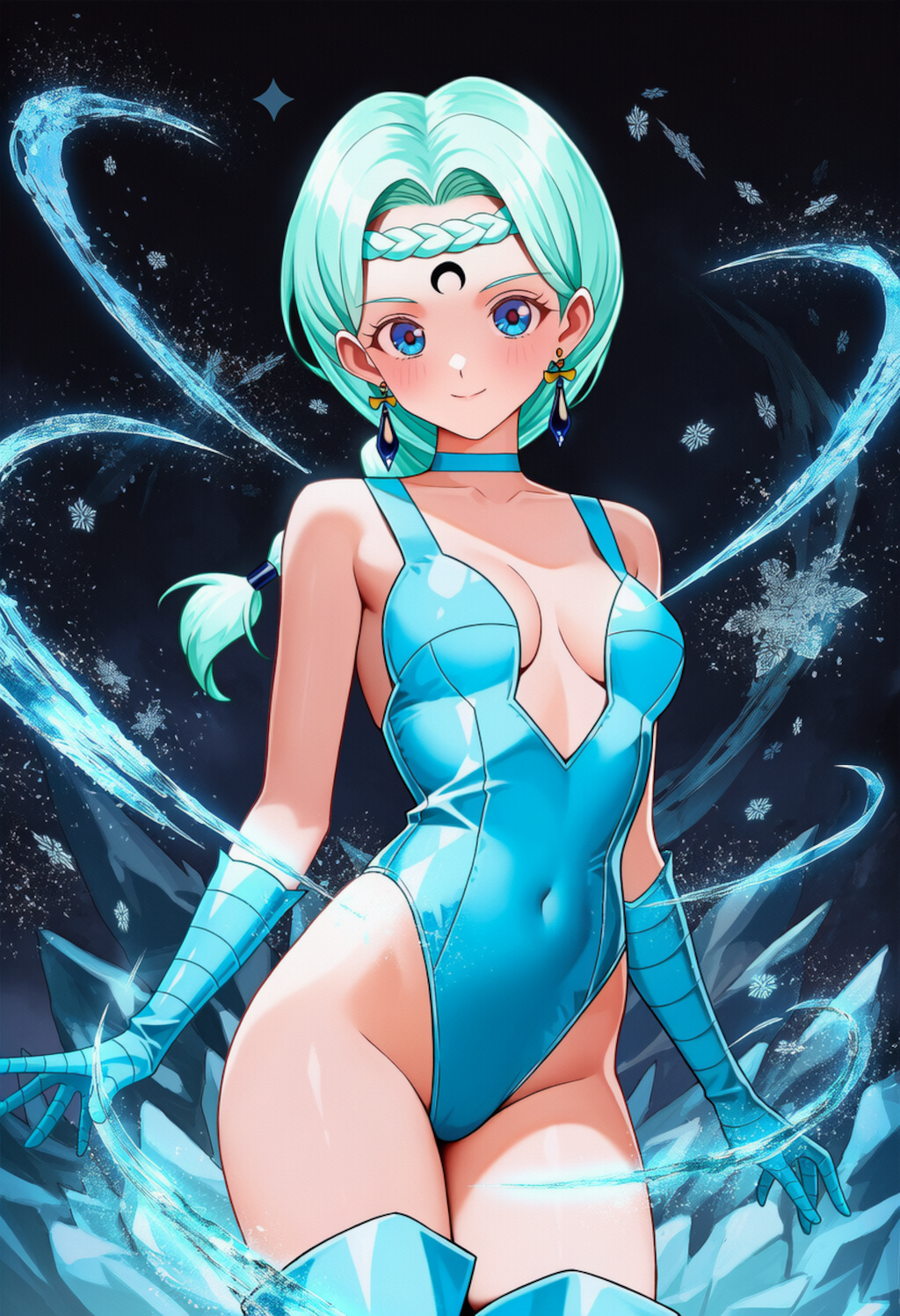 氷の塊を作るベルチェ