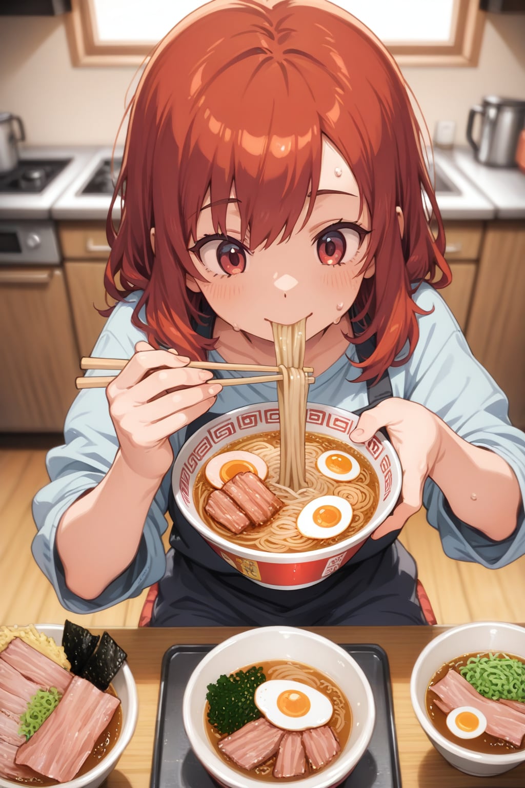 即席ラーメン大好き娘のラーメン日和🍜❤️ | の人気AIイラスト・グラビア