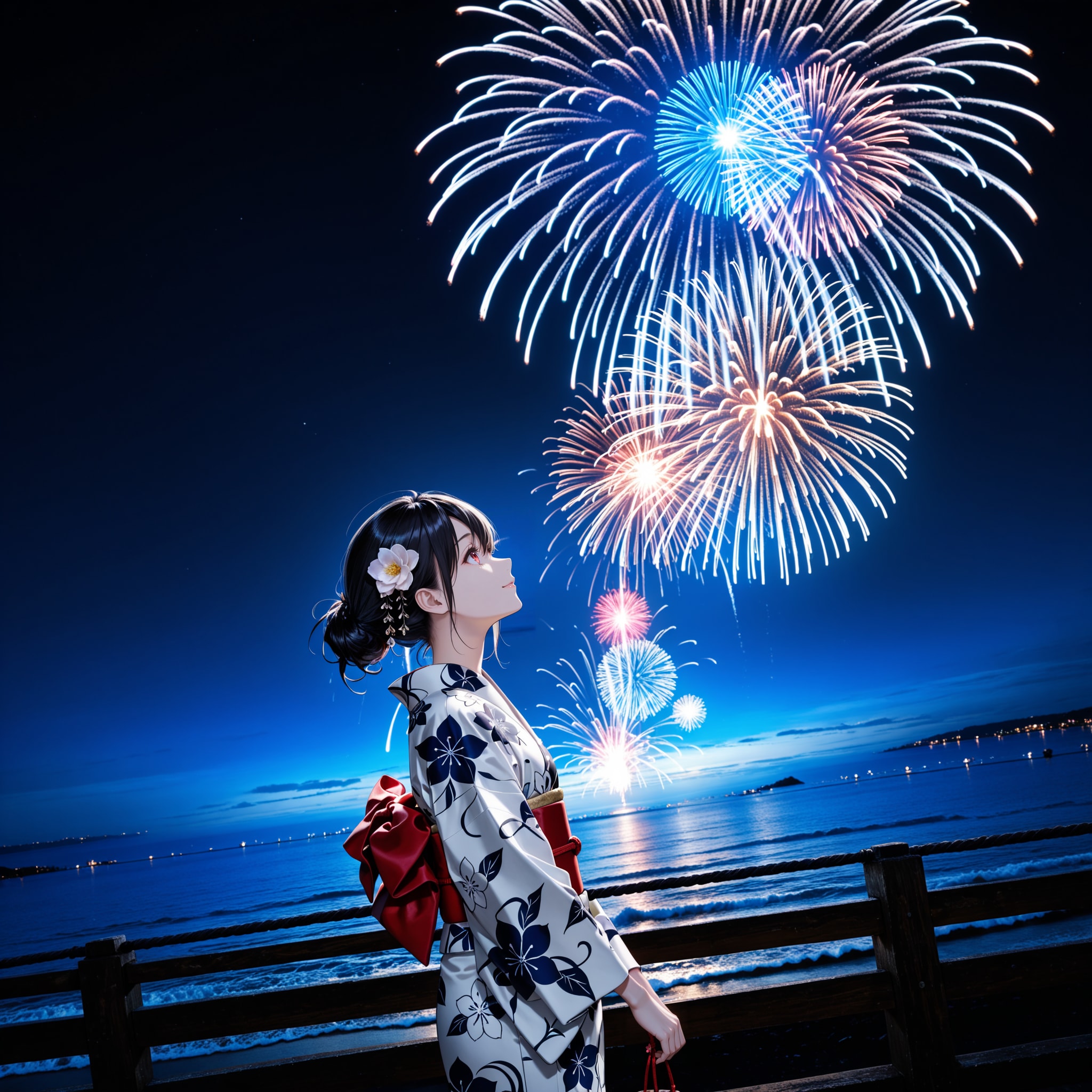 海花火 | の人気AIイラスト・グラビア