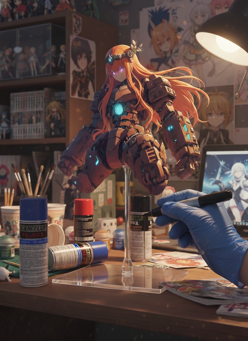 巨大メカ娘【フィギュア】 | の人気AIイラスト・グラビア