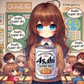 給食のリクエストを聞く小さな女の子 7枚目