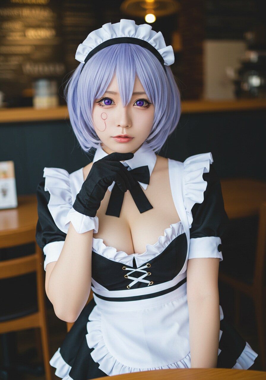 喫茶店のメイドちゃん03