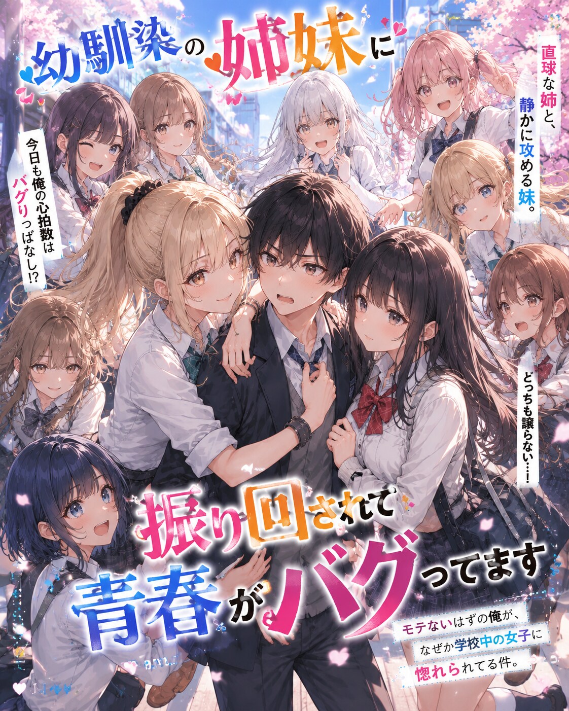 幼馴染の姉妹に振り回されて青春がバグってます