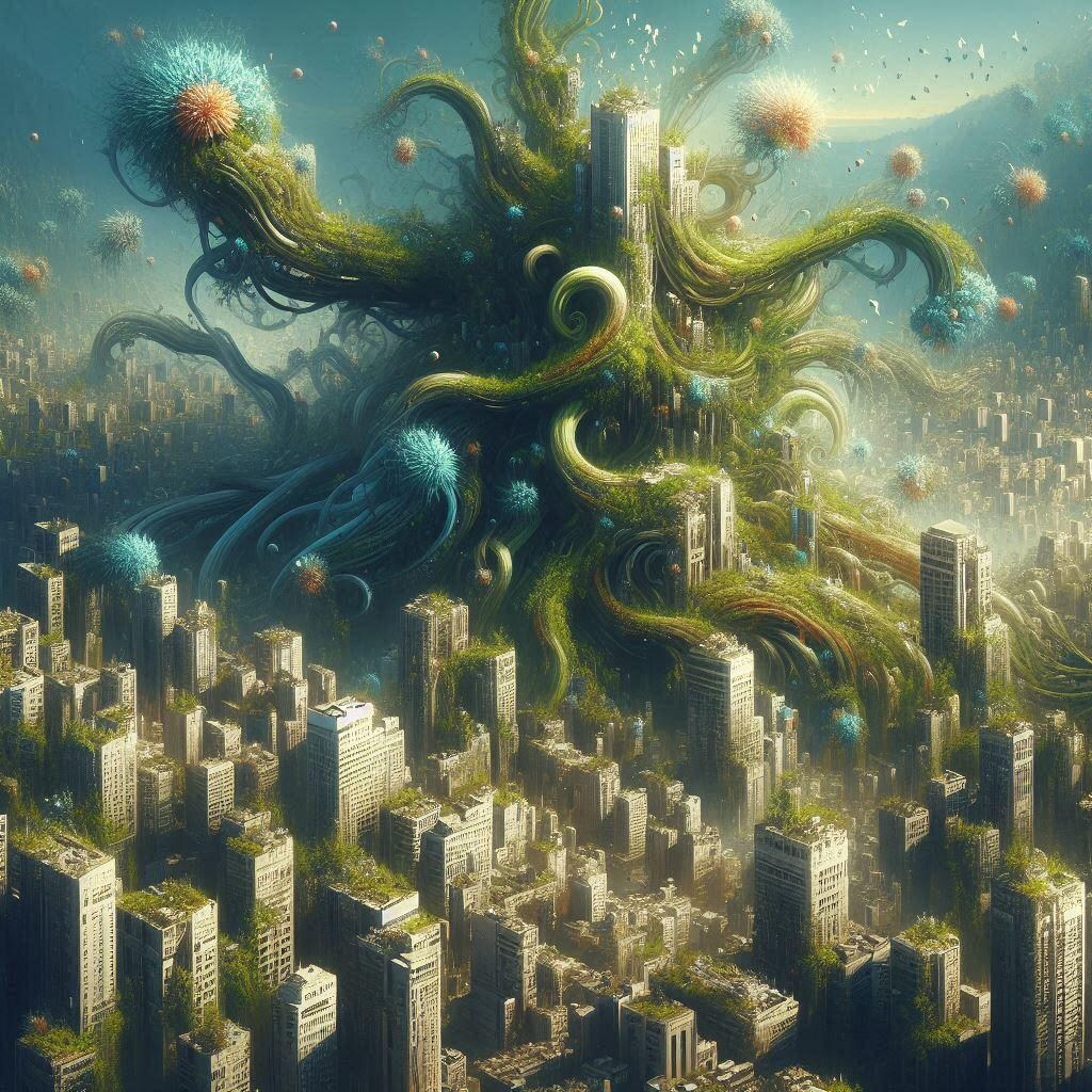 広がりゆく自然。