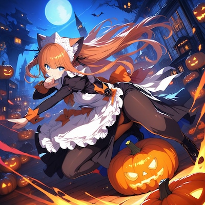 増えすぎたカボチャ討伐メイド