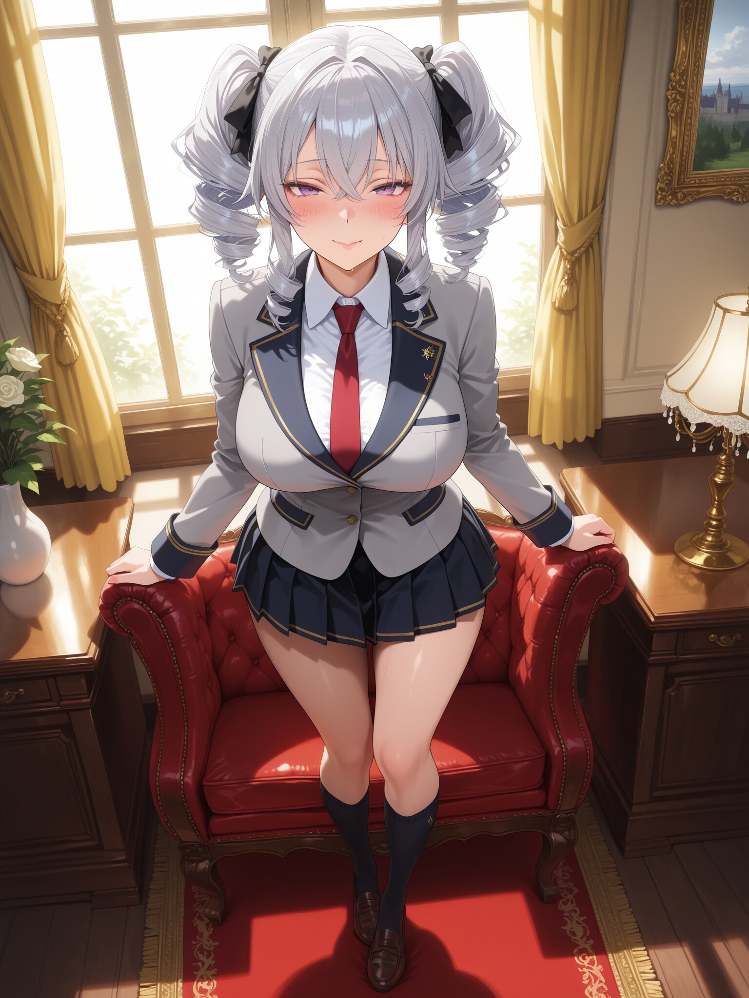 憧憬の制服、銀髪の優等生①