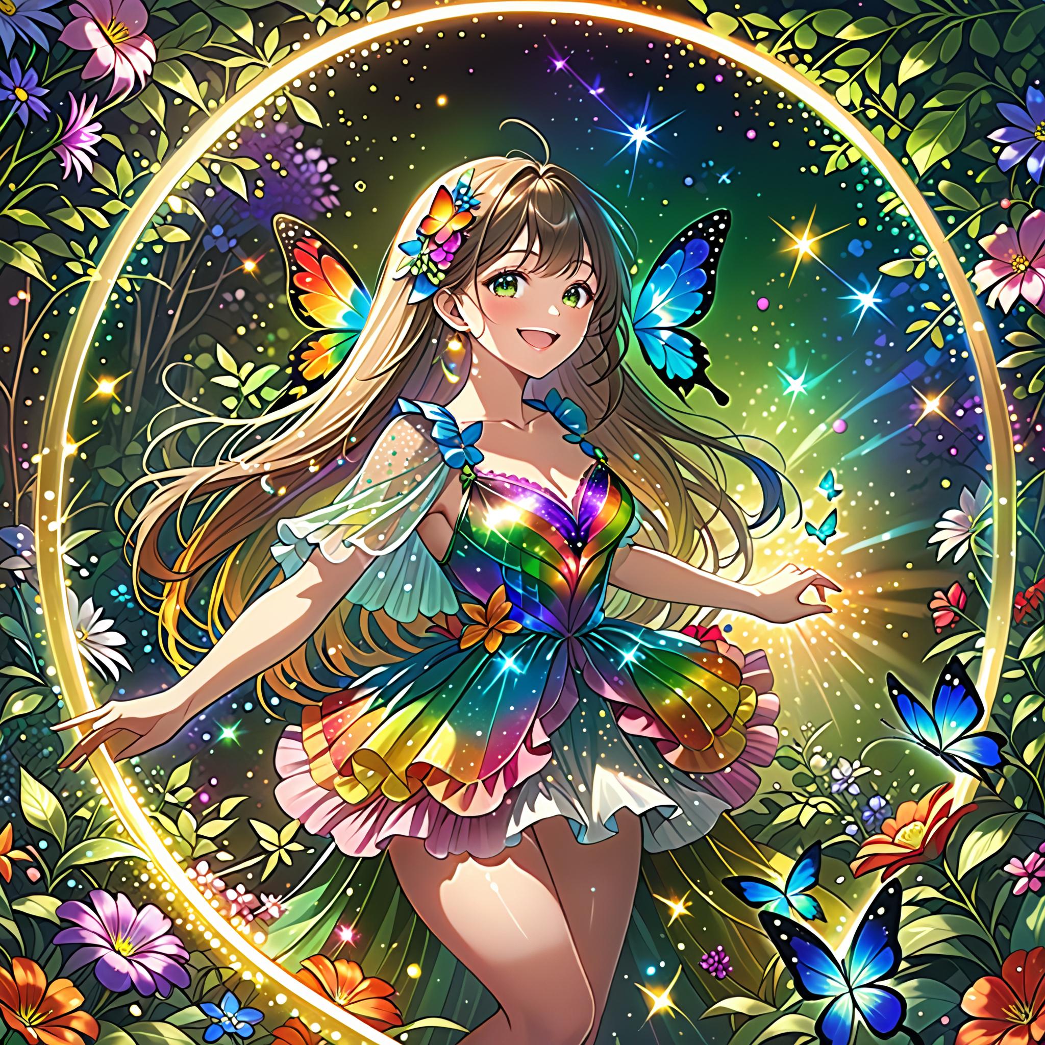 💓私は蝶の妖精(*^-^*)💕🦋 | の人気AIイラスト・グラビア