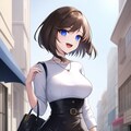 着衣の女の子 2枚目