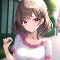 着衣の女の子 9枚目