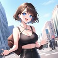 着衣の女の子 4枚目