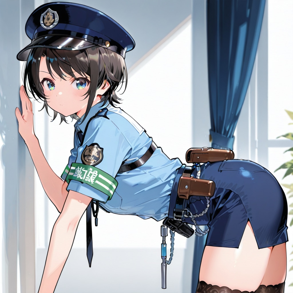 大空警察取調中 | の人気AIイラスト・グラビア