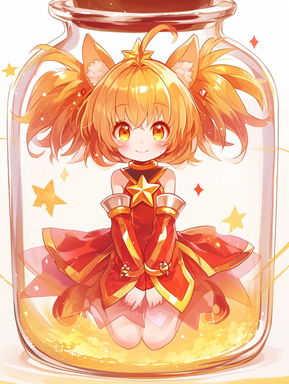 「瓶詰の少女」黄58 | の人気AIイラスト・グラビア