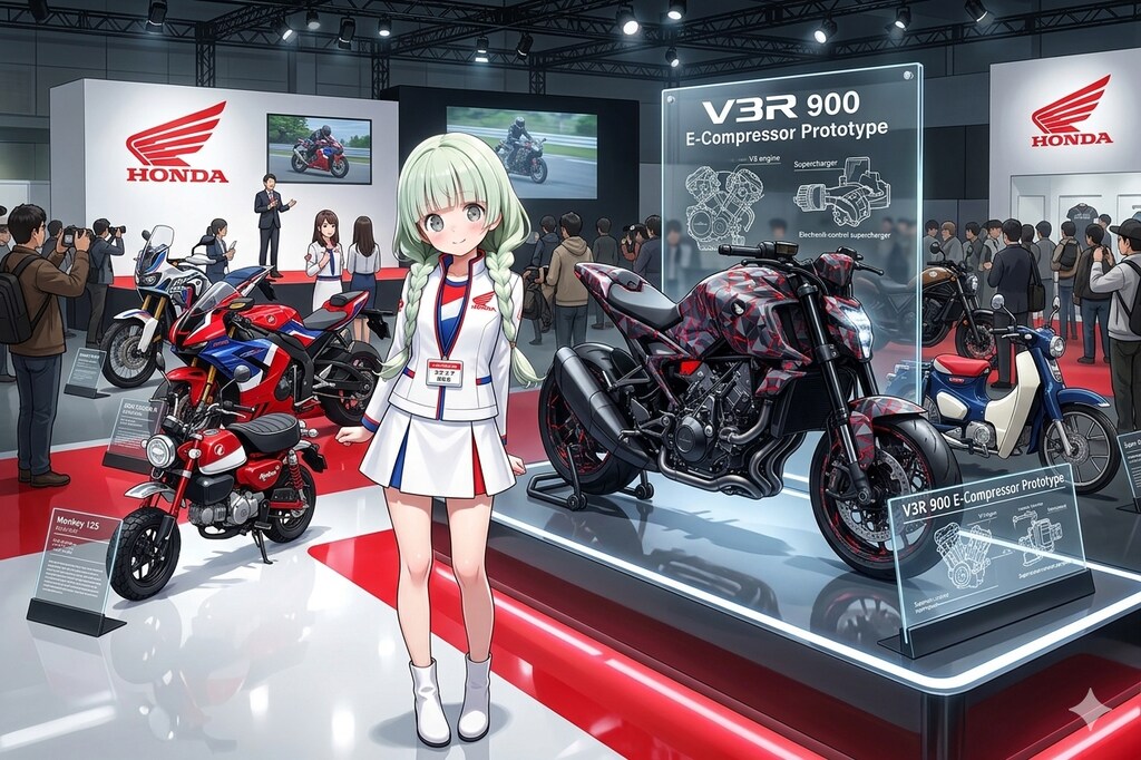 HONDAブースへようこそ！