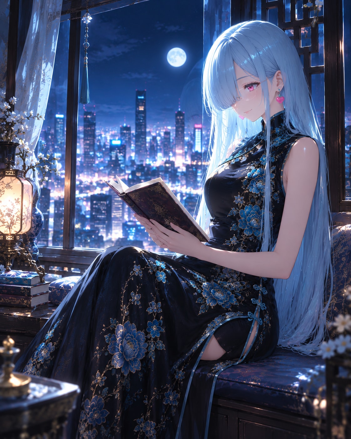 月夜の晩に | の人気AIイラスト・グラビア
