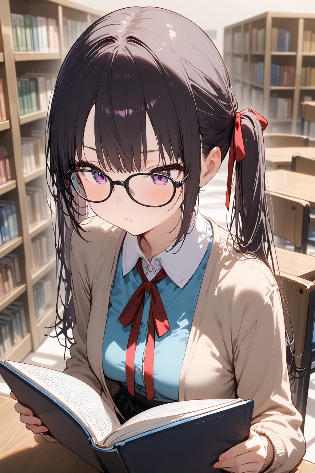 図書室のあの子