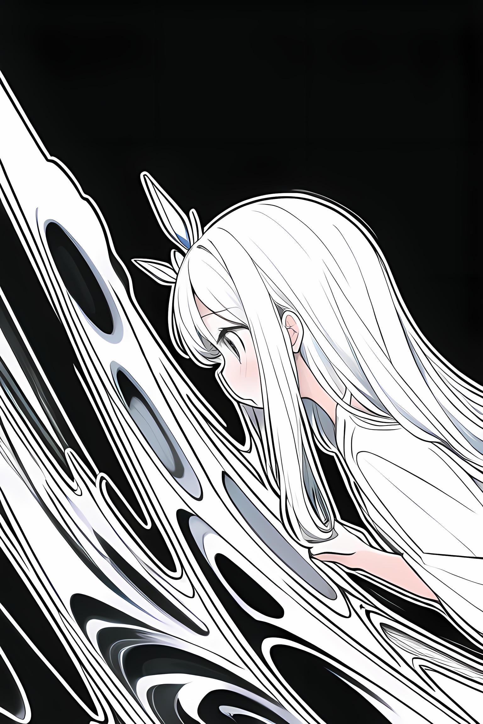 深　淵 | の人気AIイラスト・グラビア