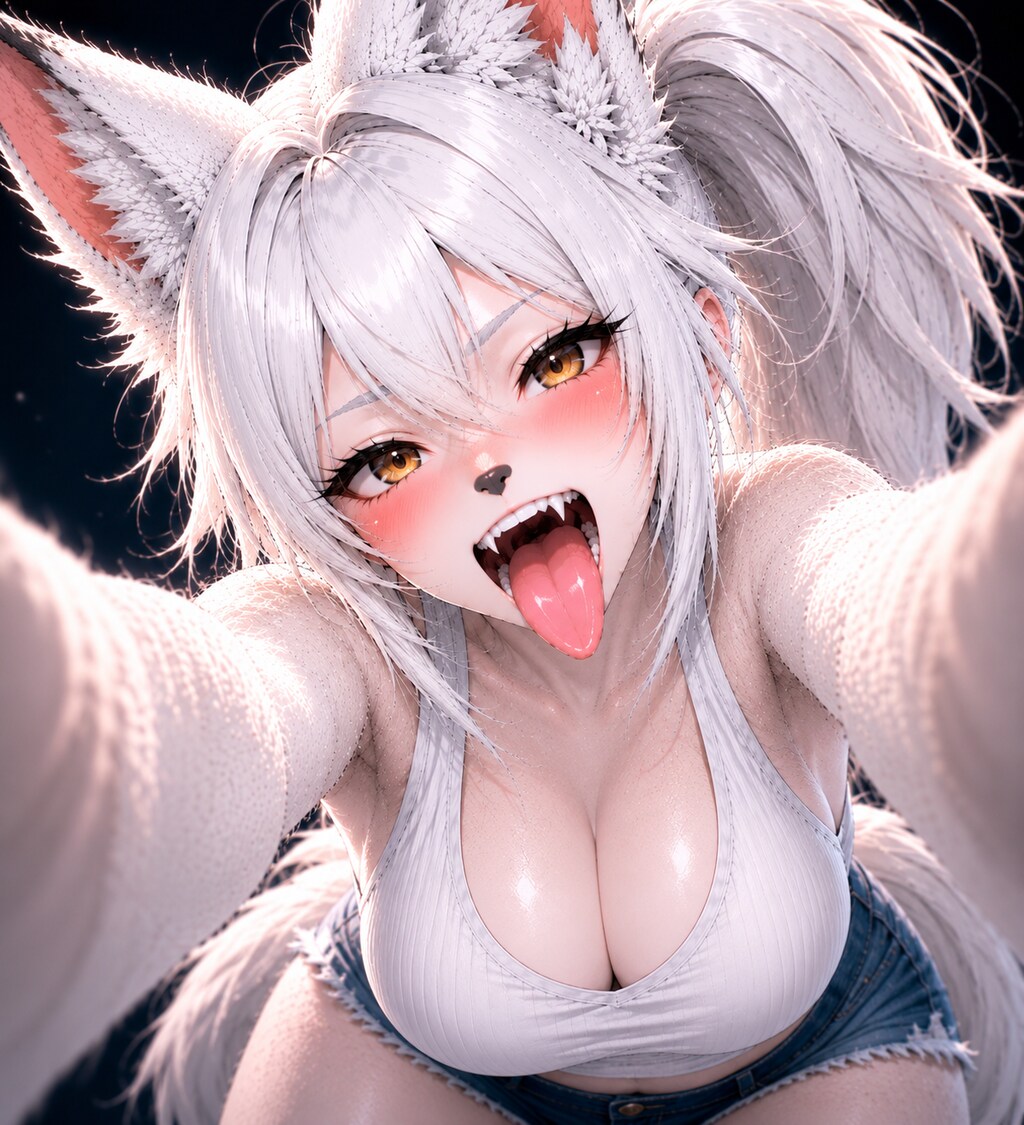 ゲームのアバターと戯れる