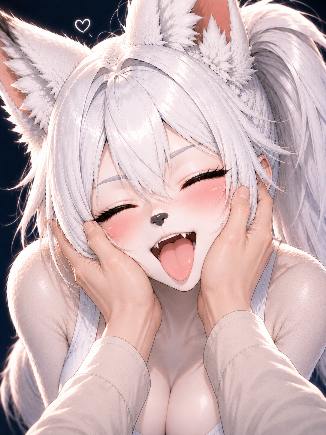 ゲームのアバターと戯れる