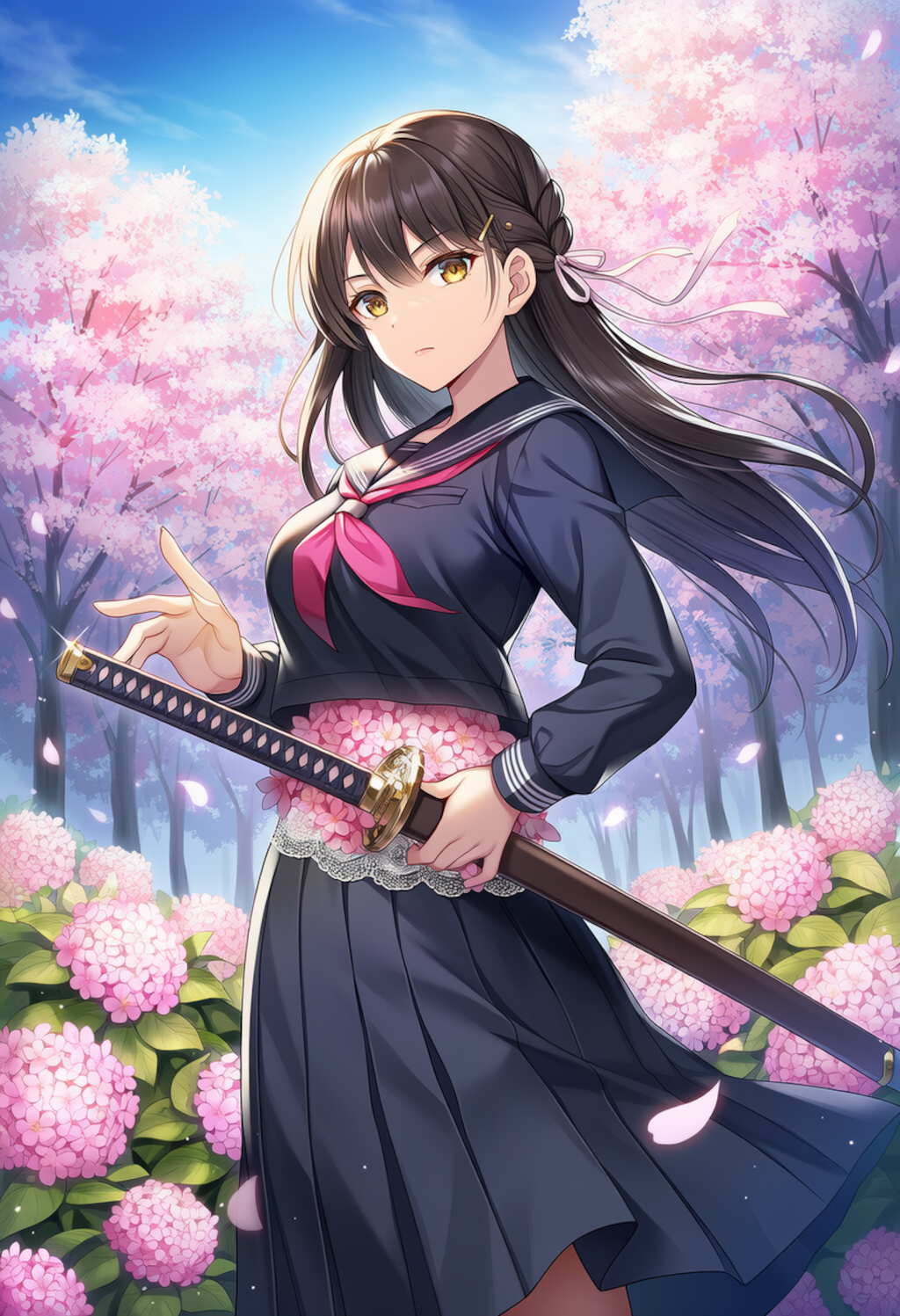 セーラー服と刀