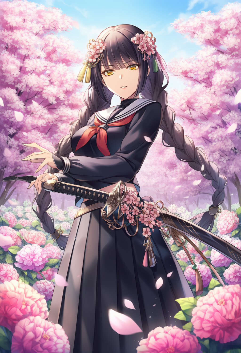 セーラー服と刀