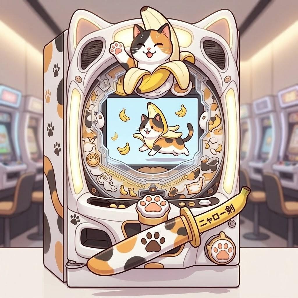 パチンコ　ニャニャっとバナにゃん