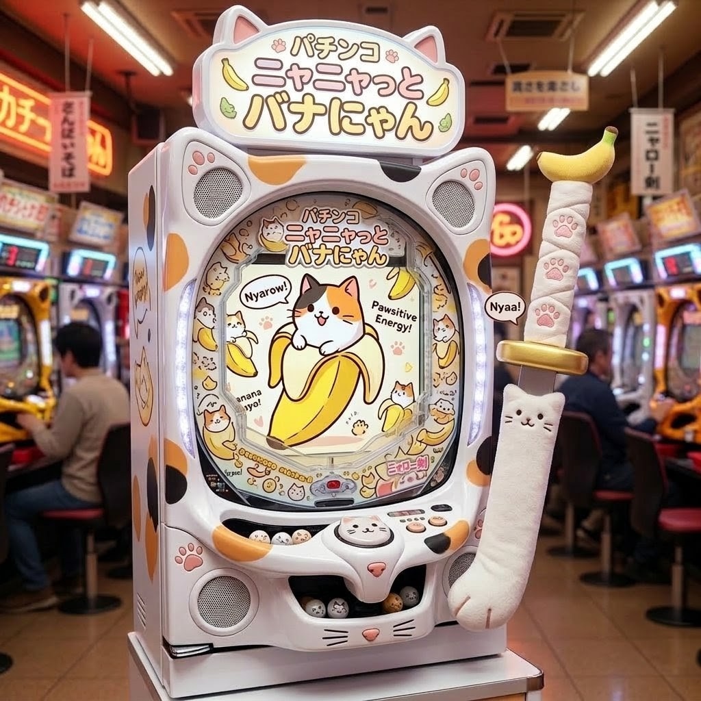 パチンコ　ニャニャっとバナにゃん