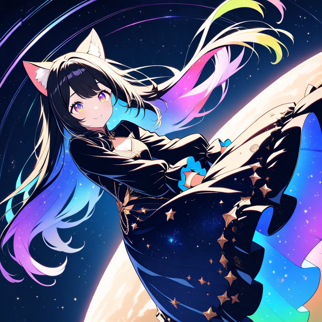 毎日クロノちゃん🐈‍⬛45/96枚目 | の人気AIイラスト・グラビア