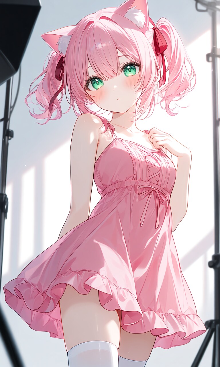 Tsubaki.2で猫耳ピンクちゃん