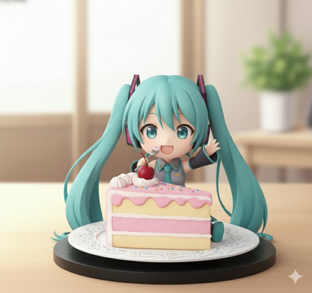 ミクちゃんのフィギュア