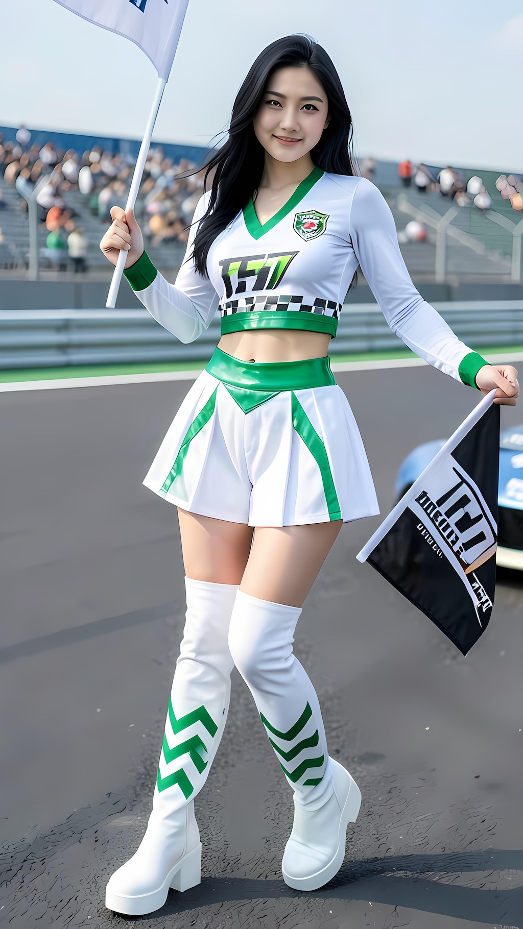 レースクイーン　黒髪Ver