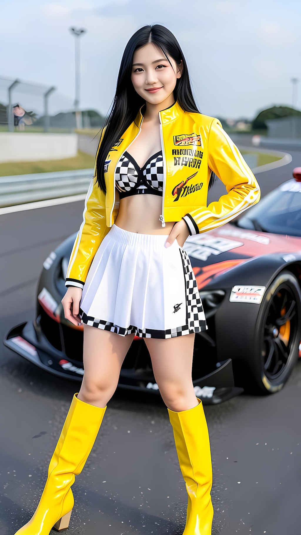 レースクイーン　黒髪Ver