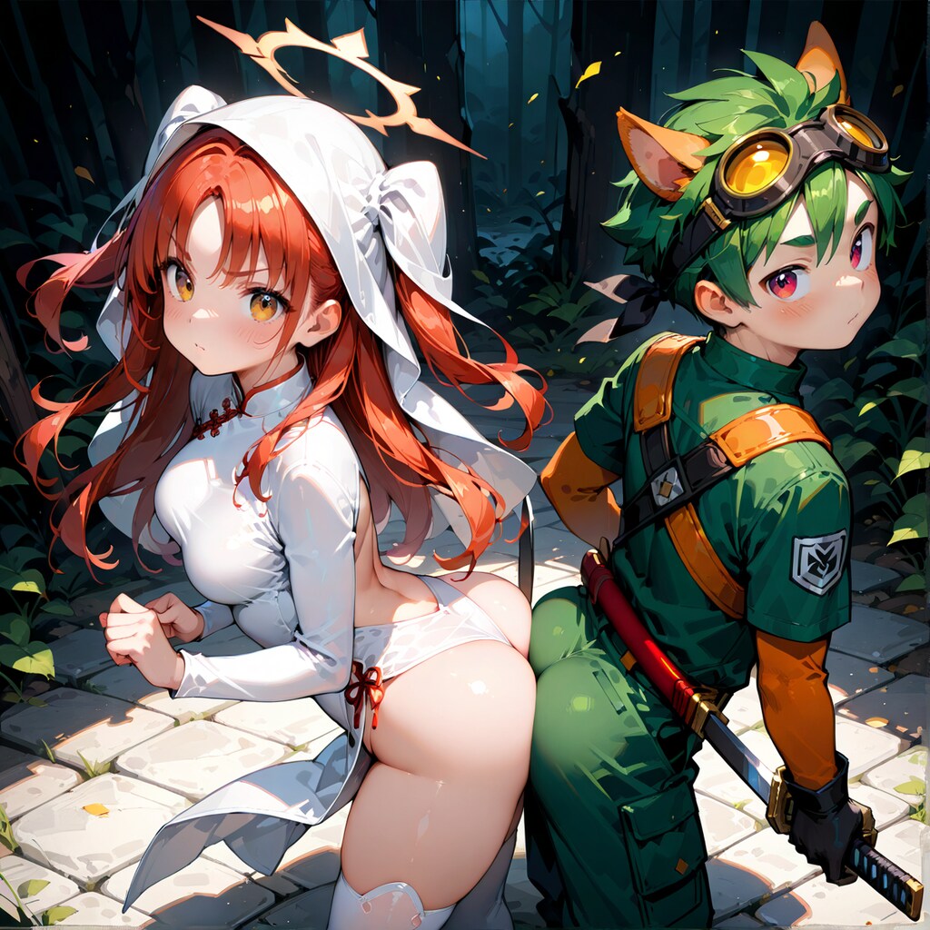 男と女の尻合わせ (R-15)