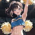 選手よりも鍛えてるチア 2枚目