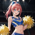 選手よりも鍛えてるチア 9枚目